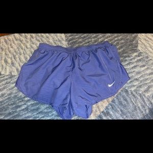 blue nike shorts